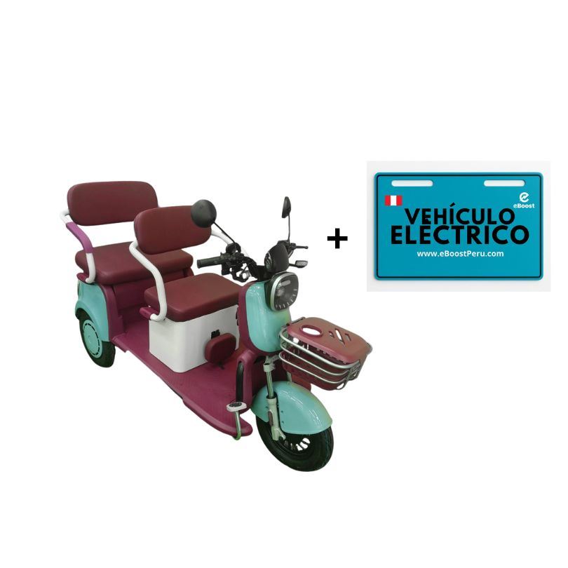 TRIMOTO ELECTRICA FAMILY PLUS COLOR VITANGE AZUL (ENTREGA INMEDIATA)